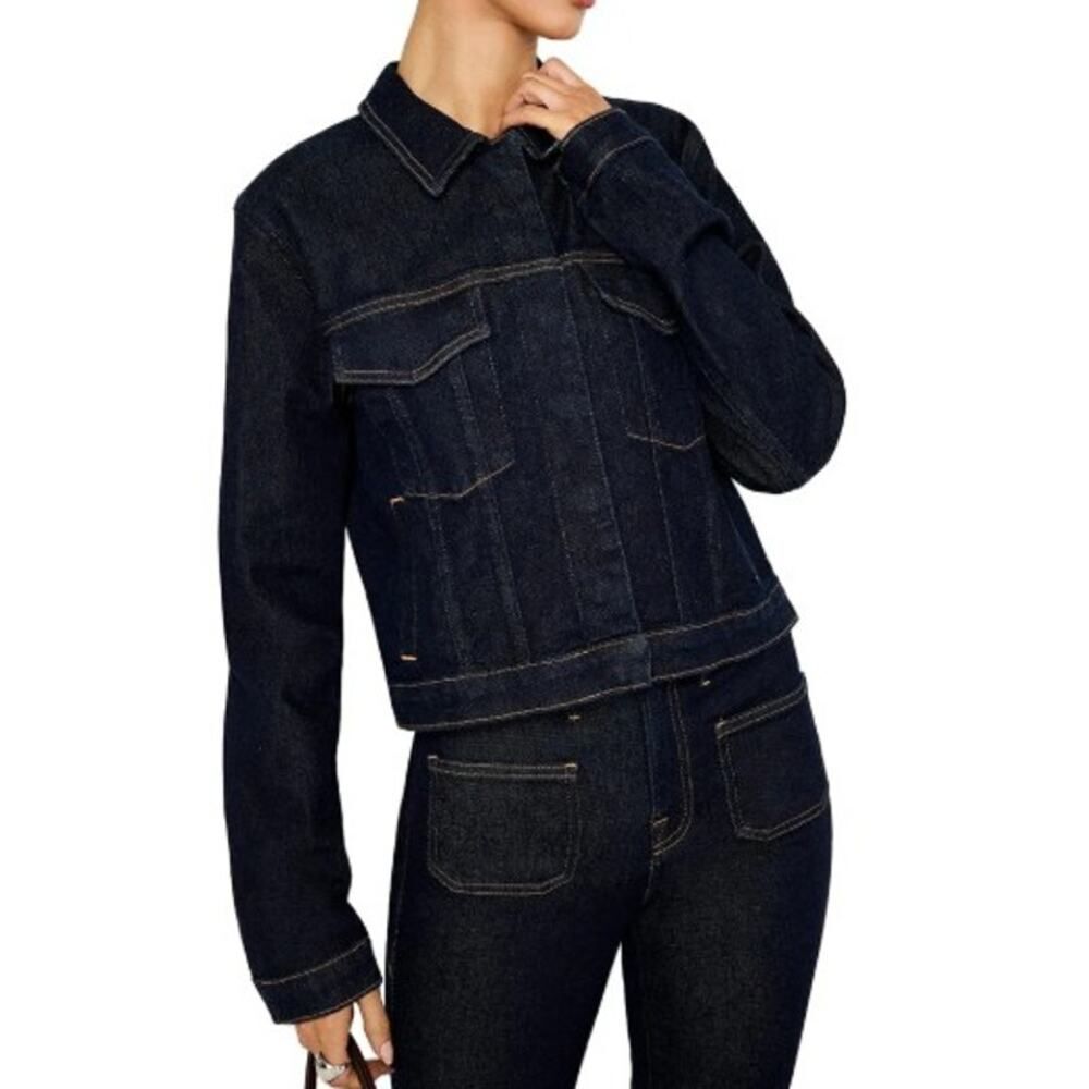 NWT Good American Committed Denim Jacket Women's Sz. XL